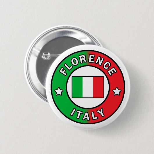 Florence Italy Button (Vorne & Hinten)
