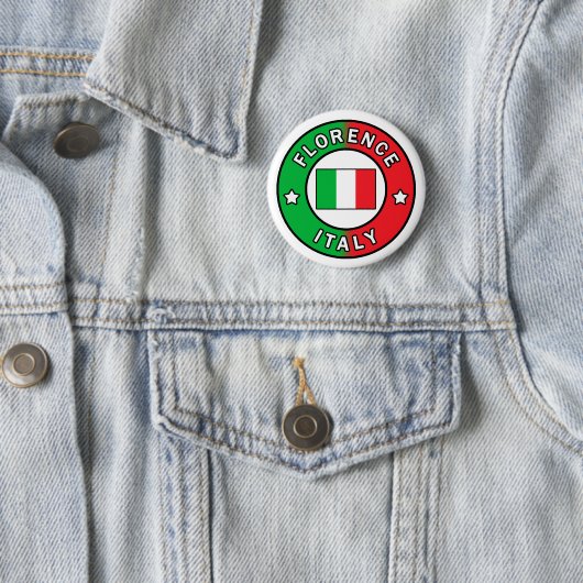 Florence Italy Button (Beispiel)