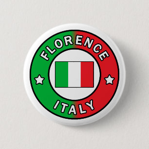 Florence Italy Button