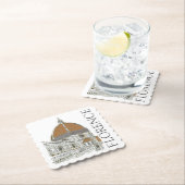 Florence Italy Duomo Pen and Ink Illustration Untersetzer (Vor Ort)