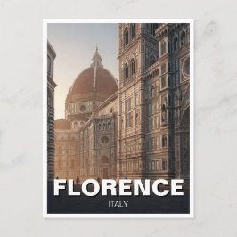 Florence Italy Duomo Travel Postkarte
