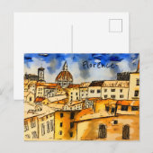 Florence Italy Postcard Postkarte (Vorne/Hinten)