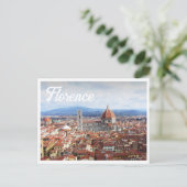 Florence Italy Postcard Postkarte (Stehend Vorderseite)