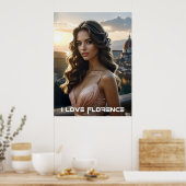 FLORENCE - ITALY POSTER (Küche)