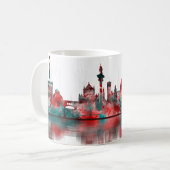Florence Italy Skyline Kaffeetasse (Vorderseite Links)