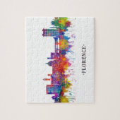 Florence Italy Skyline Puzzle (Vertikal)