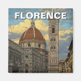 Florence Italy Skyline Travel Magnet