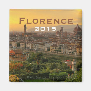 Florence Italy Souvenir Kühlschrankmagnet Change Y