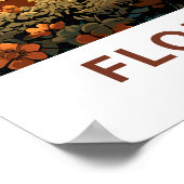 Florence Italy Travel Print Poster (Ecke)