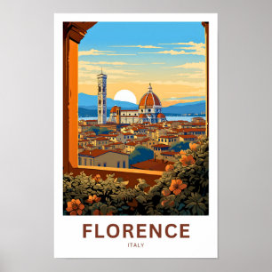 Florence Italy Travel Print Poster