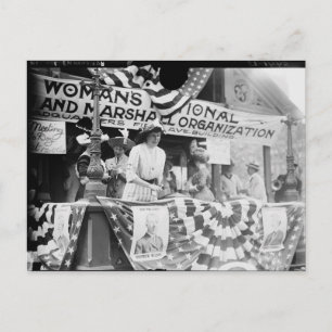 Florence Jaffray Hurst Daisy Harriman Suffragette Postkarte