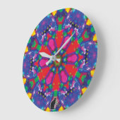 Florence Kaleidoscope Große Wanduhr (Winkel)