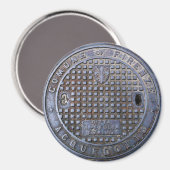 Florence Kanaldecke Magnet (Vorderseite/Rückseite)