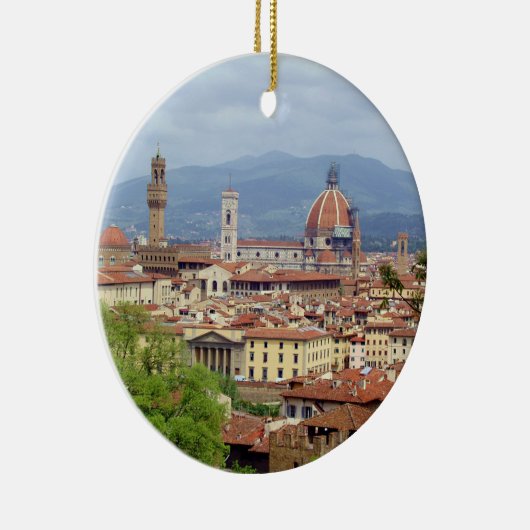 Florence Keramik Ornament (Rechts)