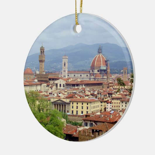 Florence Keramik Ornament (Links)