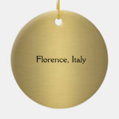 Florence Keramik Ornament (Hinten)