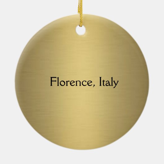 Florence Keramik Ornament (Hinten)
