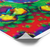 Florence Kinetic Collage Kaleidoscope Poster (Ecke)
