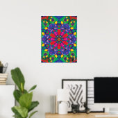 Florence Kinetic Collage Kaleidoscope Poster (Heimbüro)