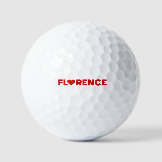 Florence Liebe Golfball (Vorderseite)