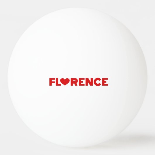Florence Liebe Tischtennisball (Vorderseite)