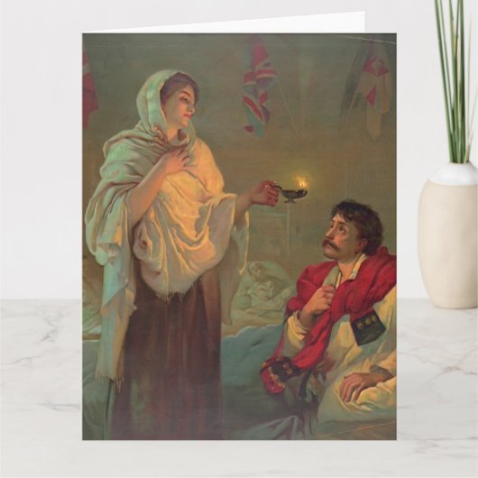 Florence Nightingale 1891 Karte (Vorderseite)