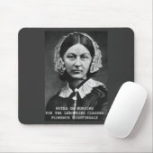 Florence Nightingale-Anmerkungen über Mousepad (Mit Mouse)