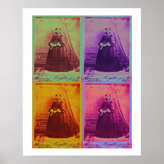Florence Nightingale Colors Poster Print (Vorne)