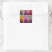 Florence Nightingale Colors Quadratischer Aufkleber (Tasche)