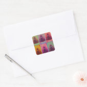 Florence Nightingale Colors Quadratischer Aufkleber (Umschlag)