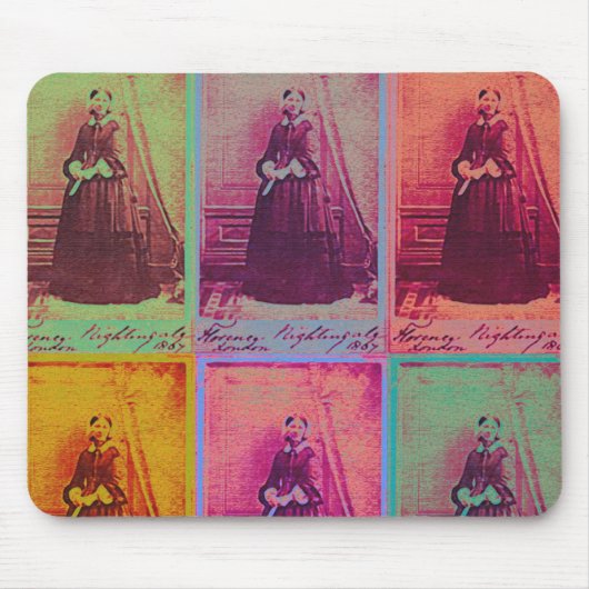 Florence Nightingale-Farben Mousepad (Vorne)