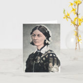 Florence Nightingale Karte (Gelbe Blume)