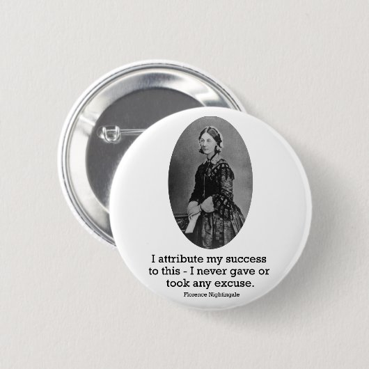Florence Nightingale-Knopf Button (Vorne & Hinten)