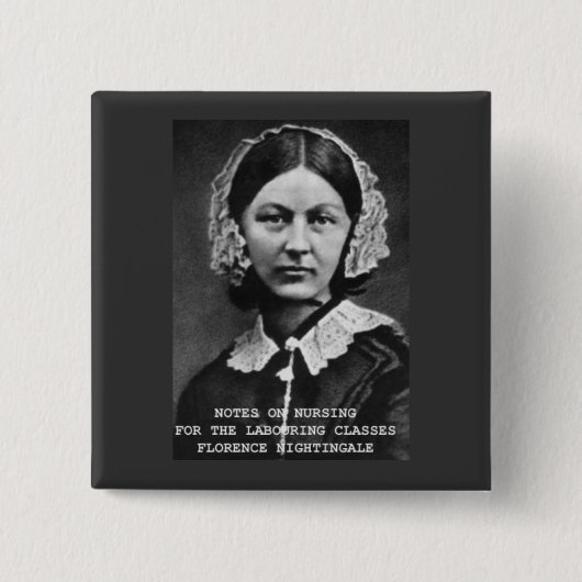 Florence Nightingale:Notes on Nursing Button (Vorderseite)