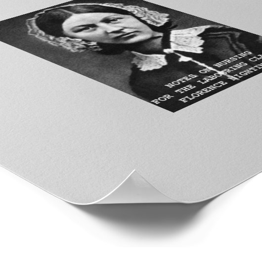 Florence Nightingale Notes Poster (Ecke)