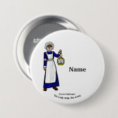 Florence Nightingale Nurse Button (Vorne & Hinten)