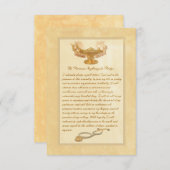 Florence Nightingale Pledge Dankeskarte (Vorne/Hinten)