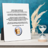 Florence Nightingale Pledge Fotoplatte (Seite)