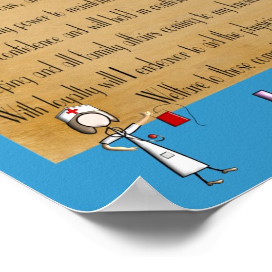 Florence Nightingale Pledge Poster (Ecke)