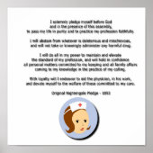 Florence Nightingale Pledge Poster (Vorne)