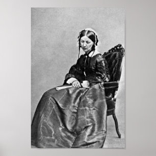Florence Nightingale Portrait - 1854 Poster