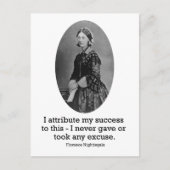 Florence Nightingale Postkarte (Vorderseite)