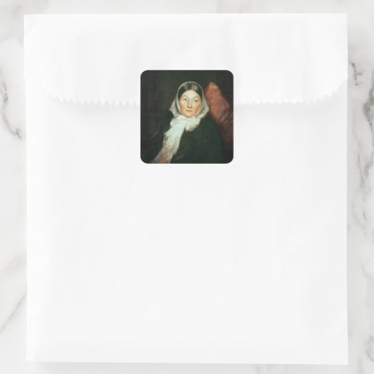 Florence Nightingale Quadratischer Aufkleber (Tasche)