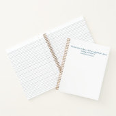 Florence Nightingale Quote Hardcover-Notebook Notizblock (Innenseite)