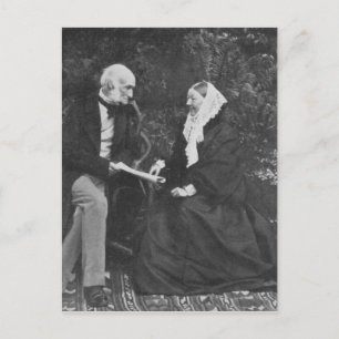 Florence Nightingale und Sir Harry Verney Postkarte