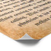 Florence Nightingale Versprechen für Krankenschwes Poster (Ecke)