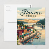 Florence, Oregon Postkarte (Vorne/Hinten)