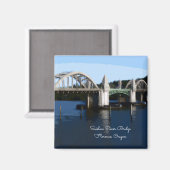 Florence Oregon Suislaw Brücke Magnet (Vorderseite/Rückseite)