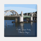 Florence Oregon Suislaw Brücke Magnet (Vorne)