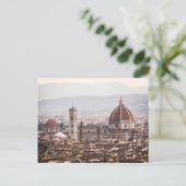 Florence Overlook Postcard Postkarte (Stehend Vorderseite)